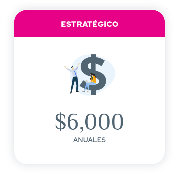 ESTRATÉGICO - $6.000 anuales ESTRATÉGICO - $6.000 anuales