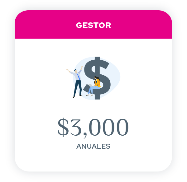 GESTOR - $3.000 anuales