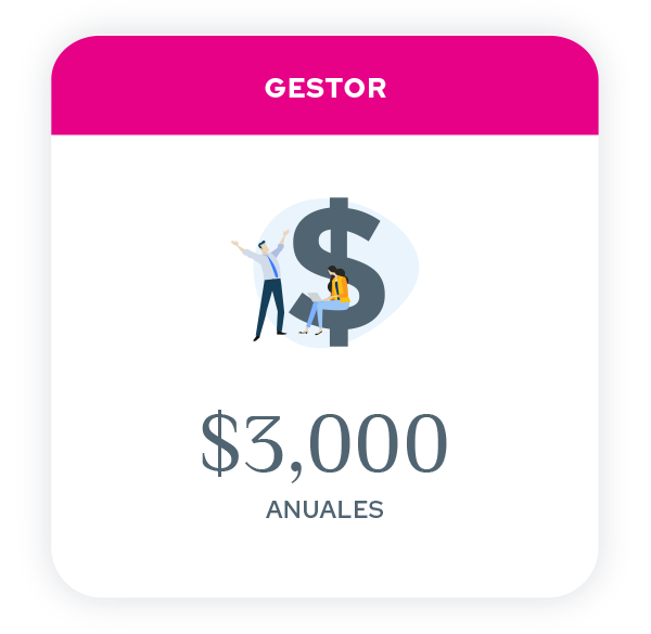 GESTOR - $3.000 anuales GESTOR - $3.000 anuales